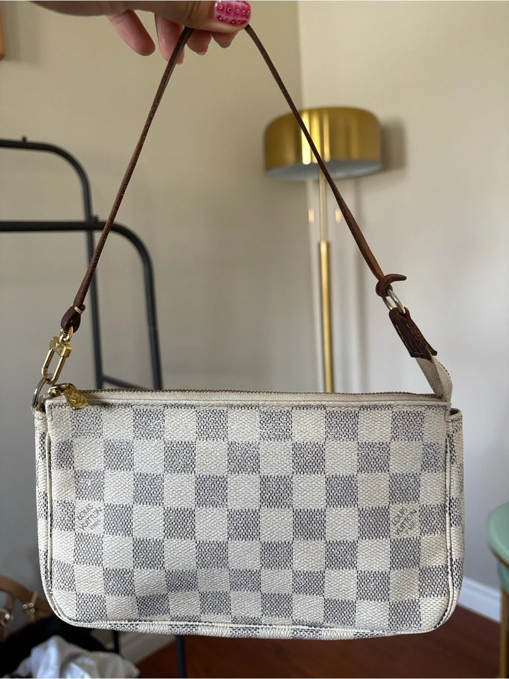 Louis Vuitton Damier Azur Pochette Accessoires - Picture 1 of 8
